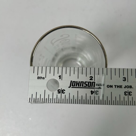 Jack Daniels High Ball Glass Tennessee Whiskey Tall Silver Rim Sour Mash - Picture 10 of 10